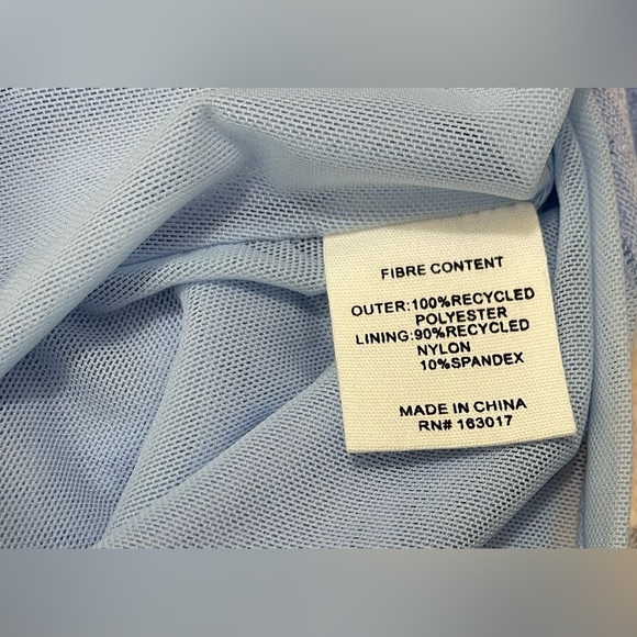 PRINCESS POLLY ALDERNEY CROP MESH TOP BLUE SIZE 2 - Picture 9 of 9